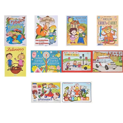 Maľovanky A5 s predlohou Litera