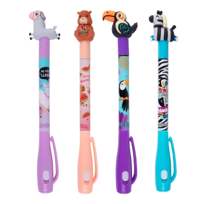 Pero guľôčkové 0.5mm Colorino - magické pero 2 v 1 - Zvieratká