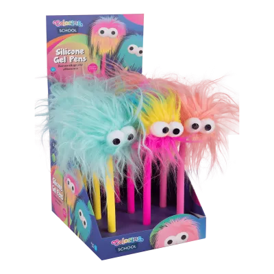 Pero gélové Colorino Fuzzy 0,5 modré