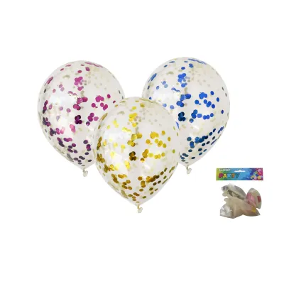 Balóny s konfetami 30cm/5ks
