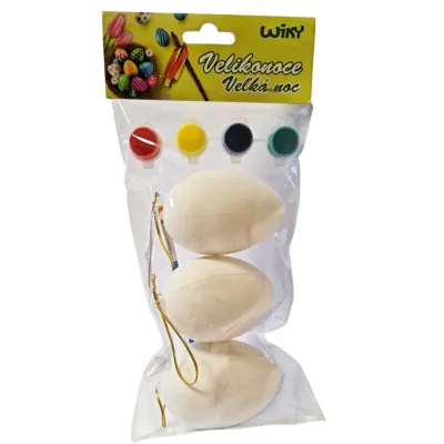 Vajíčka na vyfarbenie s príslušenstvom