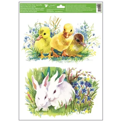 Veľkonočná fólia na okno 4druhy