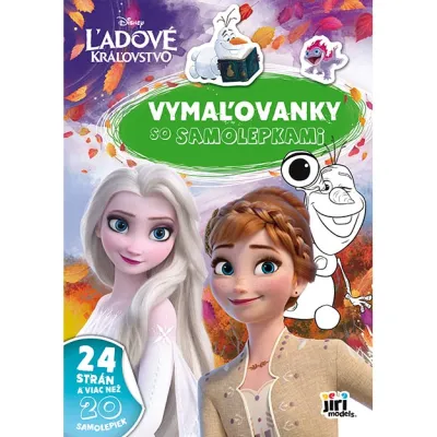 Maľovanky A4 so samolepkami Ľadové kráľovstvo