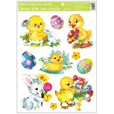Okenná fólia veľkonočná 30x42 cm