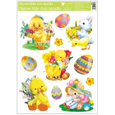 Okenná fólia veľkonočná 30x42 cm