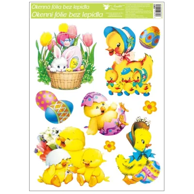 Okenná fólia veľkonočná 30x42 cm