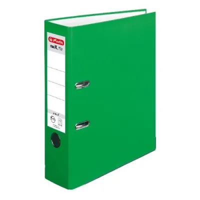 Kancelársky poradač pákový HERLITZ 8 zelený svetlý