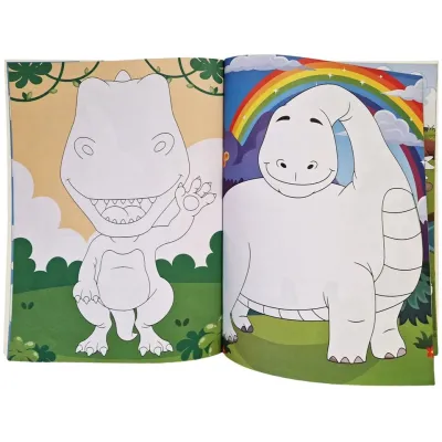 Doplňovačka dinosaurov omaľovánka +200 nálepiek