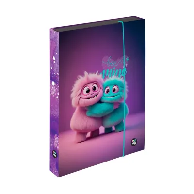 Dosky A4 školské + BOX KARTON Jumbo Monster