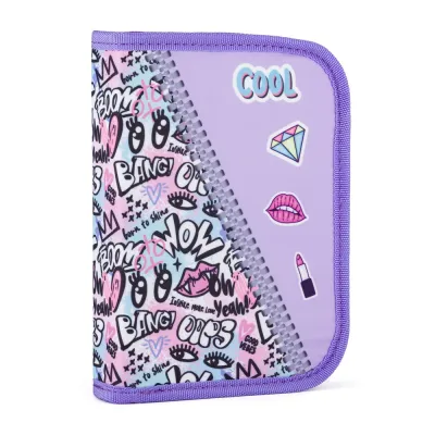 Peračník 1radový dvojchlopňový KARTON prázdny Funny Girl