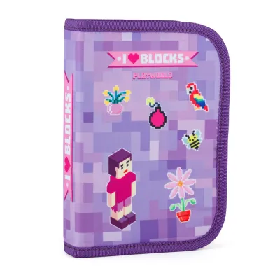 Peračník 1radový dvojchlopňový KARTON prázdny Playworld Girl