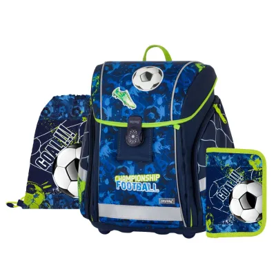 Školský batoh OXY GO PREMIUM LIGHT futbal 2 set 3s