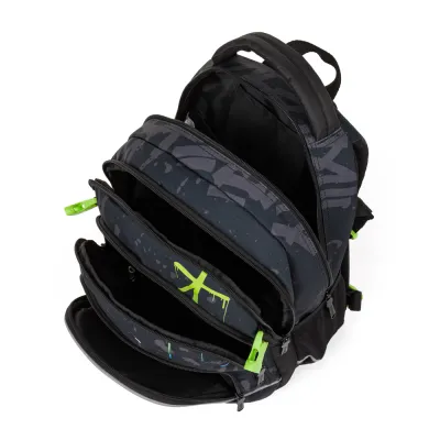 Študentský batoh OXY SCOOLER Graffiti Blue