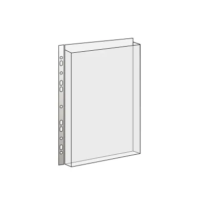 Euroobal PVC A4 U/10ks X-dno 23mm 165mic