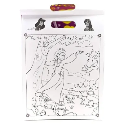 Princezné vyfarbuj nálepkami