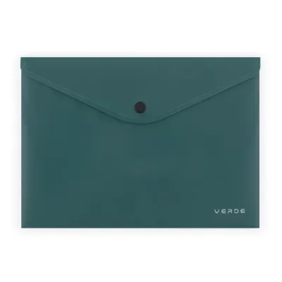 Obal PP zapínací A5 VERDE zelený