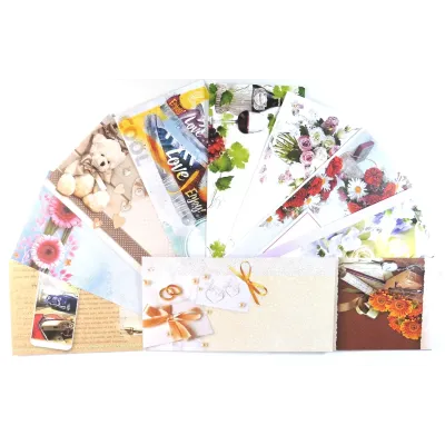 Pohľadnicová obálka DL s potlačou