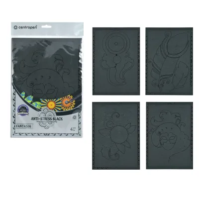 Maľovanky ANTI-STRESS Fantasia black 9997 /4ks