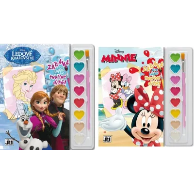 Maľovánky Vymaľuj s farbami A5  JM