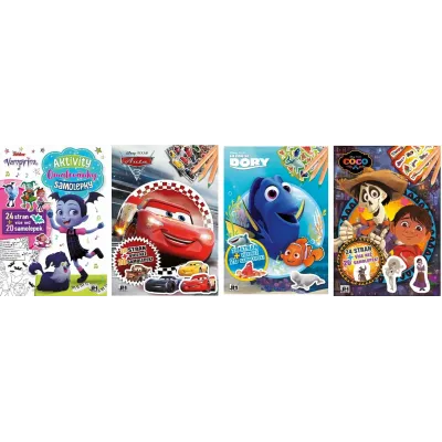 Maľovanky A4 so samolepkami  JM