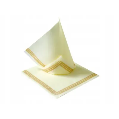 Obrúsky papierové 38x38cm/50ks krémové 2-vrstvové