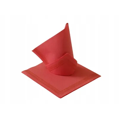 Obrúsky papierové 38x38cm/50ks červené 2-vrstvové