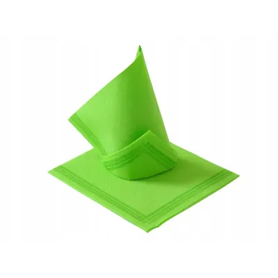 Obrúsky papierové 38x38cm/50ks zelené svetlé 2-vrstvové