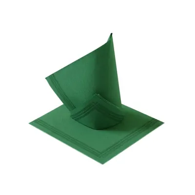 Obrúsky papierové 38x38cm/50ks zelené tmavé 2-vrstvové