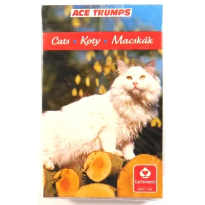 Karty hracie - Kvarteto TRUMPS mačky