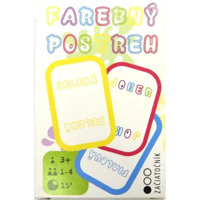 Karty hracie - hra Farebný postreh