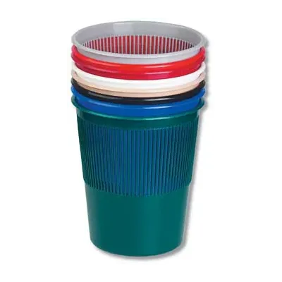 Kôš na odpad mriežkový čierny plastový