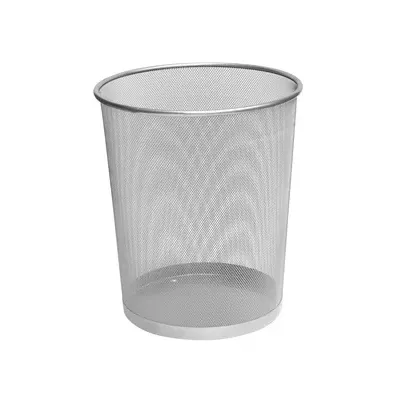Drôtený Kôš na odpad veľký strieborný
