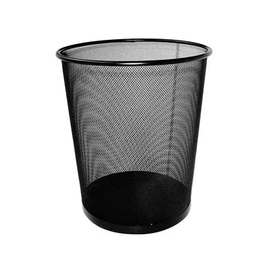 Drôtený Kôš na odpad veľký čierny