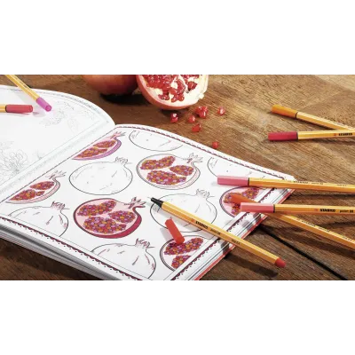 Popisovač STABILO Sada 20ks linerov  0.4 mm    Point 88 Zebrui