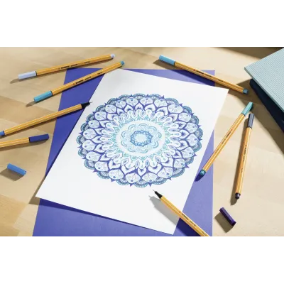 Popisovač STABILO Sada 20ks linerov  0.4 mm    Point 88 Zebrui