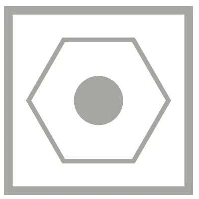 Ceruzka STABILO "All", červená šesťhranná