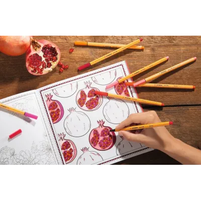 Popisovač STABILO 88/040 neónovo červená