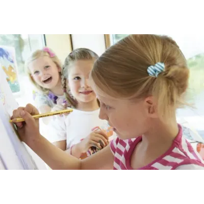 Ceruzka STABILO, tojuholnikovy tvar, trio, červená