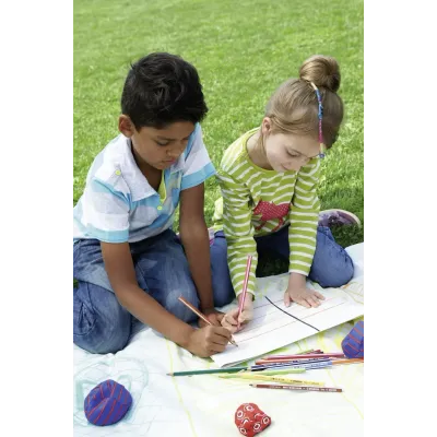 Ceruzka STABILO, tojuholnikovy tvar, trio, červená