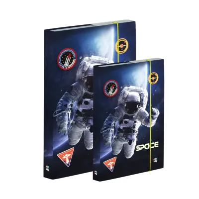 Dosky A4+A5 školské + BOX KARTON Space 0-056SP25