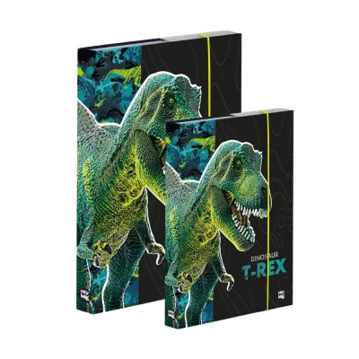 Dosky A4+A5 školské + BOX KARTON Premium Dinosaurus 0-056X25
