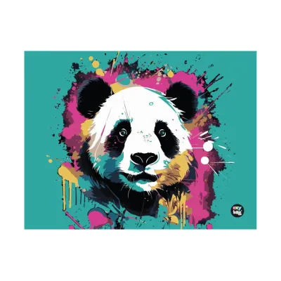 Obrus PVC 50x65cm na lavicu Panda