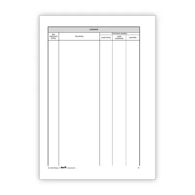 Tlačivo stavebný denník   052350