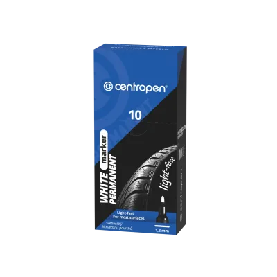 Centropen 2686 1,2 značkovač permanent biely