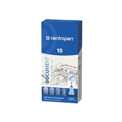 Centropen 2631 0,1 DOCUMENT liner modrý