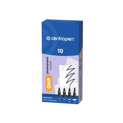 Centropen 2638 B 1-3 popisovač permanent čierny