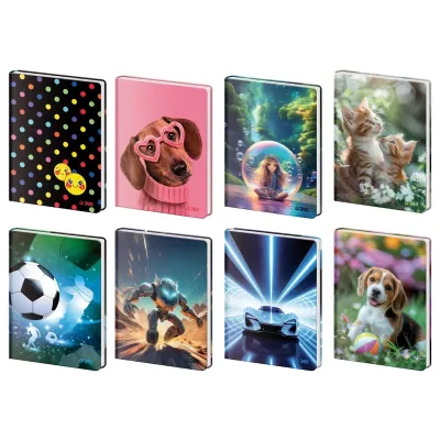 Pamätník A5 13x18cm čistý  mix vzorov  HELMA