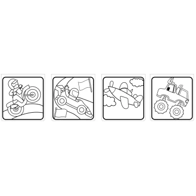 Maľovánky kúzelne CONCORDE Auto-moto