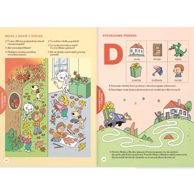 Micka a Maxík pôjdu do školy 1 - JESEŇ