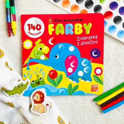 Učíme sa poznávať farby - Zvieratká z divočiny